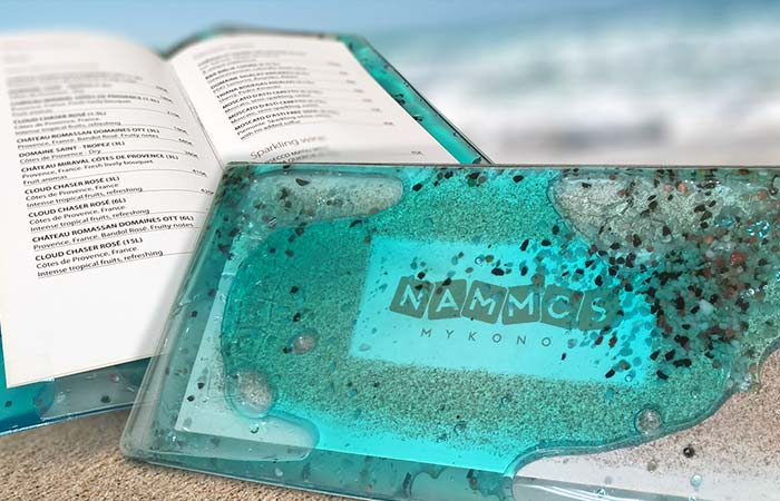 Nammos Mykonos Menus