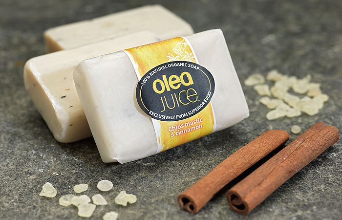 Olea Juice Artisanal Bar Soap Packaging