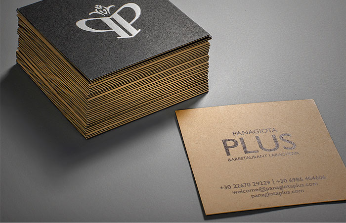 Panagiota Plus Restaurant Business Cards