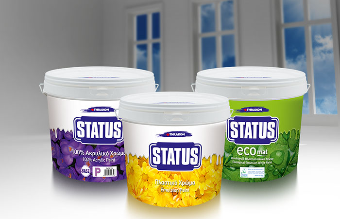 Thrakon Building Material – Status Series Packaging