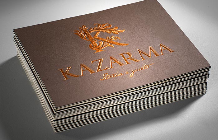 Kazarma Mykonos Business Cards