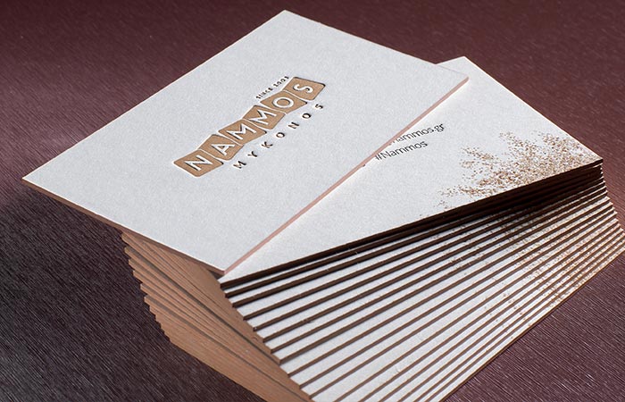 Nammos Mykonos Business Cards