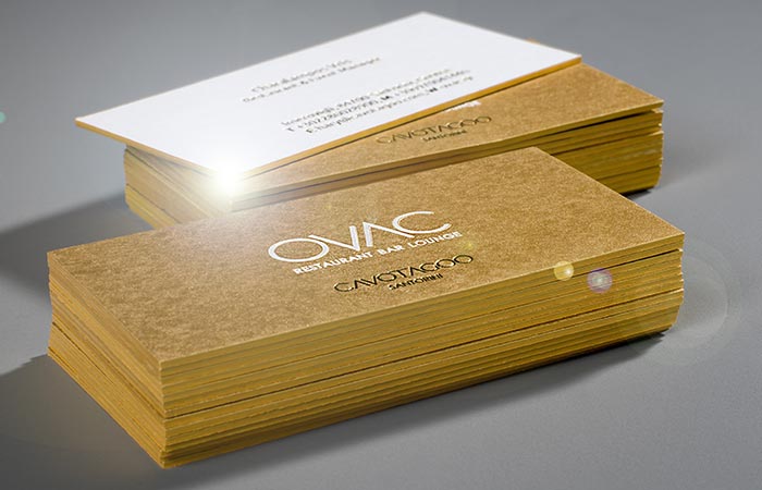 Ovac – Santorini Business Cards